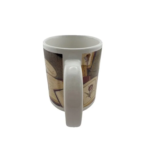 Houston Harvest Coffee Tea Mug  Book Lovers Gift Travels Poems - Picture 2 of 6